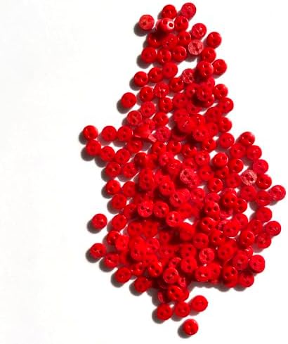 Mix Colors Mini Round Buttons 0.17 Inches Resin Tiny Buttons for Handicraft,Baby Doll Cloth (1000 pcs/lot)...