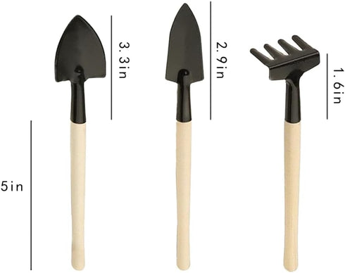 Hand Shovel for Gardening Trowel Garden Tool -3Pcs Planting Tools Garden Rake Ergonomic Hand Tools Set Shovel Indoor Plants Tools - Gardening Tool...