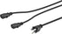 Monoprice Power Cord Splitter - NEMA 5-15P to 2X IEC 60320 C13, 10 Amp, 1250 Watt, SVT, 18AWG, 6 Feet, Black...
