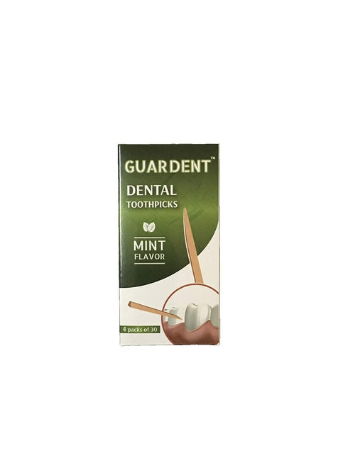 Interdental Toothpicks, Fresh Mint Flavor, Remove Food and Plaque, Easy-to-Carry, 4x30 Picks/Pack (120 Picks)...
