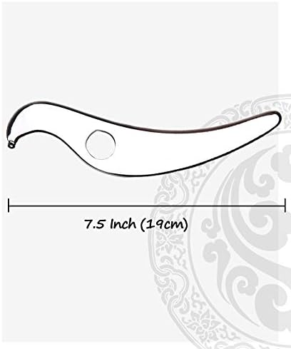 Gua Sha Tool - Medical Grade Stainless Steel Scraping Massage Tool, IASTM Tool for Relaxing Soft Tissue, Reduce Head, Neck, Back Pain...
