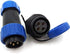 SP21 2Pin-12Pin Power Cable Connector,Panel Mount Connector Waterproof Plug Socket for Electricity Lighting and Medica (4Pin)...