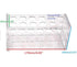 Two Layers 12 Sockets Plastic Test Tubes Rack Testing Tubes Holder Used for 25ml Centrifuge Tube...
