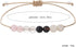 COLORFUL BLING Natural Healing Stone Quartz Crystal Bead Bracelet with Meaningful Card for Women Men Spiritual Anxiety Reiki Chakra Bracelets Prot...