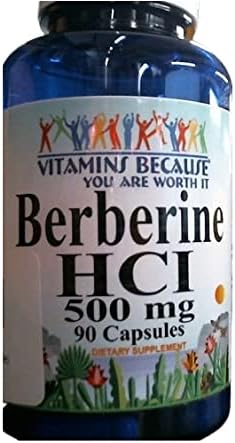 Berberine 500mg - Heart Health - 90 Capsules...