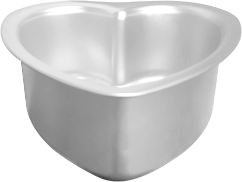 Heart Shaped Cake Pan - 6x3 Inch Aluminum Cake Tin for Weddings, Parties, and Family Occasions Make cake pans for 1-2 servings, heart-shaped small...