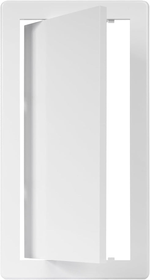6" x 12" White Plastic Access Panel. Service Shaft Door Panel. Plumbing, Electricity, Heating, Alarm Wall Access Panel for Drywall. Bathroom Servi...