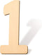 SAVITA 12 Inch Blank Wooden Number 1 Unfinished Wood Slices Sign Board for DIY Craft Projects Home Sign Wall Birthday Wedding Party Decoration (1)...