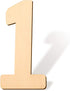 SAVITA 12 Inch Blank Wooden Number 1 Unfinished Wood Slices Sign Board for DIY Craft Projects Home Sign Wall Birthday Wedding Party Decoration (1)...