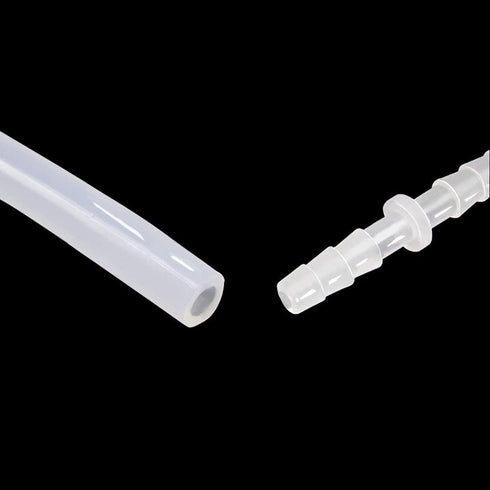 Plastic Hose Barb Fitting 1/8" x 1/8" Pipe Connectors Joint Splicer Mender Adapter Union for Aquarium Household Adapters Fuel Gas Liquid Air (Pack...
