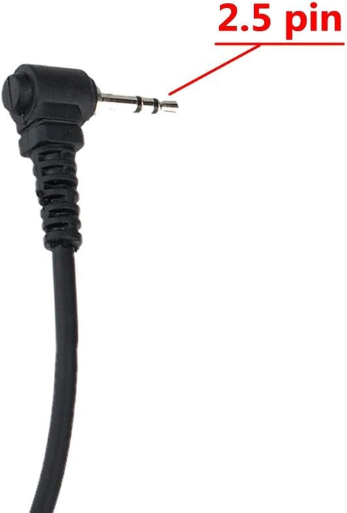 1 Pin G Shape Walkie Talkie Earpiece Headset for Motorola Talkabout MH230R MR350R T200 T260 T460 T600 T800 Radio (2 pcs)...