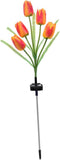 Tulip Lawn lamp Outside Solar Lights Outdoor Lawn Light Garden Stake Light Outdoor Light Ornament Solar Powered Lights Outdoor Lawn Solar Light Li...