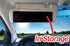 EdgeVisor TuckVisor Magnetic Tinted Car Anti-Glare Car Sun Visor Extender Extension Sunshade Window Windshield Sunshade and Sun Glare UV Rays Bloc...