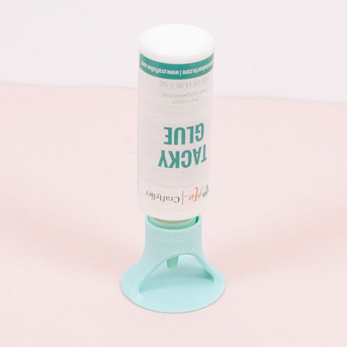 Craftelier - Liquid Glue, Tape and Adhesive Tube Holder | Approx. Diameter Measurements 6.1 cm Base, 2.9 cm Top Nozzle and 1.5 cm Bottom Nozzle - ...