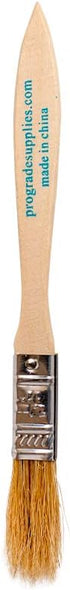Pro Grade - Chip Paint Brushes - 24 Ea 1/2 Inch Chip Paint Brush Light Brown...