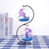 Archi 3 Pack Creative Hanging Plant Glass Stand Flower Holder for Landscape Garden Decor (S Shape Stand)...