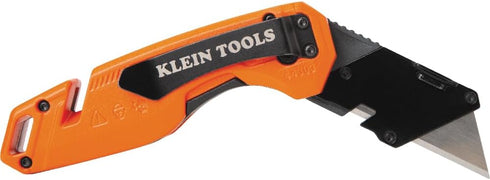 Klein Tools 44303 FLICKBLADE Folding Utility Knife with Blade Storage, Utility Knife with 5 Blades, Compact with Side Release Button and Dual Lock...
