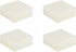 4 Pack White Invisible Pot Feet,Solid Silicone Risers for Plant Pots and Flowers.(Silicone)...