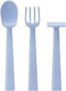 Constructive Eating Training Utensils - Made in USA - Blueprint Blue - Construction...