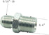 1 Piece Pipe Adapter 3/8" Male 37° Flare JIC x 3/8" Male NPT Plated Steel Hydraulic fitting...