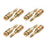4 Pairs 8 Plugs Speaker Banana Plugs Gold Plated – Open Screw Type Brass Connector for Speaker Stereo Wire, Home Theater Audio (8 pcs/4 Red 4 Blac...