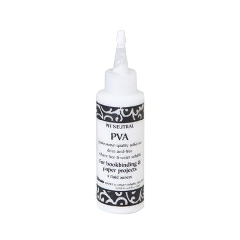 PH Neutral Adhesive, Archival Quality Acid-Free PVA with Spout (4 Ounce/Bottle)...