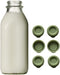 Silicone Replacement Caps | 48mm Diameter Bottle Lids That Fit Perfectly Stanpac & Libbey Milk Glass Bottles | Reusable, Long-Lasting and Easy to ...