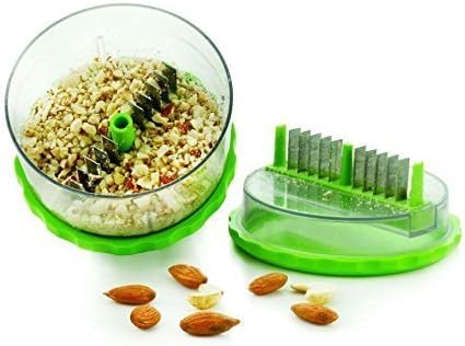 Garlic Crusher Grinder Unbreakable Plastic Multi Crusher with Silicone Peeler for Garlic Pill and Mincing (Multi Color)...