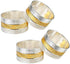 Accmor Napkin Rings, Metal Gold Round Napkin Rings Buckles for Table Decorations, Wedding, Dinner, Party, Set of 4...