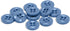 Light Blue Buttons 20L Button 4 Hole Button for Sewing 12.5mm Round Button 0.5 inch Plastic Buttons for Craft Heavy Duty Buttons Shirt Buttons Blo...