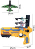 Airplane Launcher Toy Catapult Aircrafts Gun with 14 Foam Aircrafts, Shooting Games Outdoor Sport Activity Birthday Gifts Party Gifts for Kids Tod...