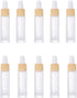 10 Pack 10ml Frosted Glass Dropper Bottle,Empty Refillable Dropper Bottle Travels Bottle for Essential Oils, Aromatherapy, Perfume,Cosmetic,Labora...