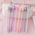 Cartoon Animal Pens Ink Pens Gel Pen Writing Pens Neutral Pens School Office Supplies Kids Gifts 0.38mm Ball Point Color cat Pens, pink rabbit Pen...