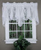 Stylemaster Splendor Batiste, 100" W X 29" L, Sheer Festoon Valance White...