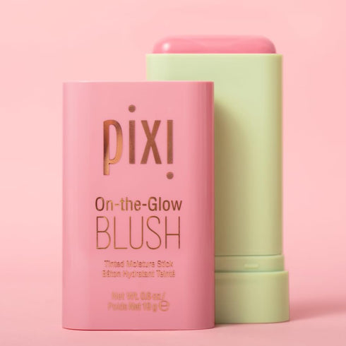 Pixi On-the-Glow Blush, Hydrating Tinted Moisture Blush Stick with Ginseng, Aloe Vera & Fruit Extracts, For Cheeks & Lips, 19g / 0.6oz, Paraben-Fr...