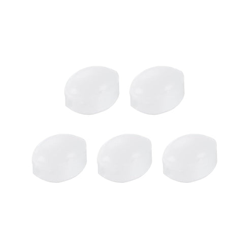 MECCANIXITY Magnetic Stirrer Mixer Stir Bar Rod 8mm(0.31") x6mm Olive Shape PTFE Coating Magnet White for Laboratory 5Pcs...