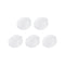 MECCANIXITY Magnetic Stirrer Mixer Stir Bar Rod 8mm(0.31") x6mm Olive Shape PTFE Coating Magnet White for Laboratory 5Pcs...