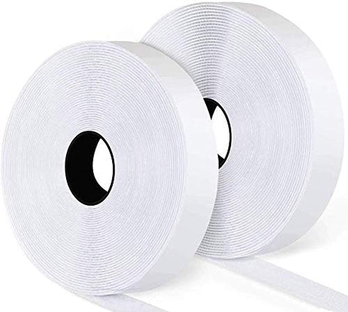 16.5Ft x 1 Inch Self Adhesive Strips, Heavy Duty Strong Back Sticky Fastening Tape,Nylon Fabric Fastener Mounting Tapes for Sewing, Crafting,DIY- ...