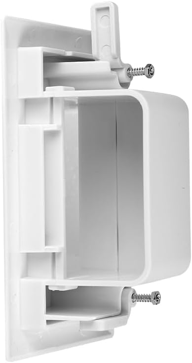 Single-Gang Quick Install Bulk Wire Plate, White...