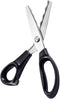Professional Pinking Shears, Stainless Steel Dressmaking Scissors Craft Cutting Tool, Serrated Scalloped Blade Sewing Scissors (Scalloped 18mm)...