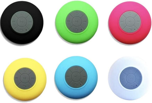 TechStar+ Wireless Bluetooth Portable Waterproof Shower/Car/Outdoor Speaker with Built-in Microphone, Easy-Access Control Buttons, and Powerful Su...
