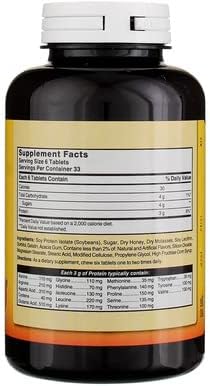 Natures Blend Protein Tablets Honey Flavor 200 Tablets...