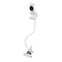 Flexible Clip Clamp Mount Compatible with HelloBaby HB50 - Baby Monitor Holder/Shelf/Stand for Crib Nursery 360°...