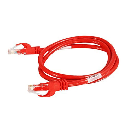 C2G/Cables to Go 31381 Cat6 Snagless Unshielded (UTP) Network Crossover Ethernet Cable, Red (5 Feet/1.52 Meters)...