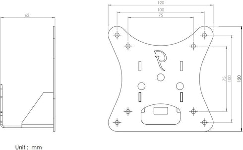 Gladiator Joe Monitor Arm/Mount VESA Bracket Adapter Compatible with Acer G227HQL, G237HL, G247HYL, H226HQL, H236HL, SA230 bi, SB220q (See Full Mo...