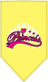 Mirage Pet Products I'm a Princess Screen Print Bandana for Pets, Large, Yellow...