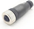 M12 Field Wireable Connector 4 Pin Straight Cable Mount Aviation Plug Waterproof IP67 Industrial Circular Sensor Connector (Female, D Code)...