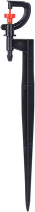 20Pcs Watering Sprayer, G Type Adjustable 360 Degree Water Irrigation Drippers on Stake Emitter Drip System...