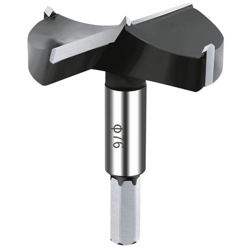 3 Inch Carbide Forstner Drill Bit, Carbide Tipped Forstner Bit for Hard Wood, Wood Drilling Bit Woodworking Hinge Cutter Tool Kits for Wood Plywoo...
