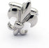 Fleur De Lis Cufflink and Tie Bar/Clip Set (Silver)...